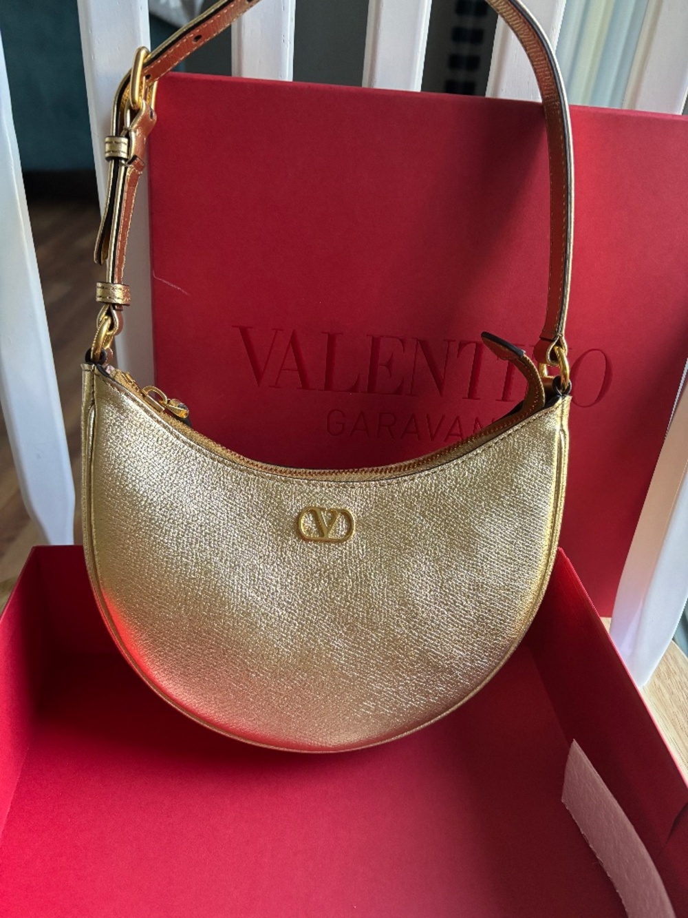 Valentino Garavani Vlogo Signature Mini Hobo Bag